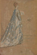 The Blue Dress - James Abbott McNeill Whistler — artwork view