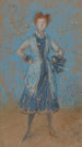 The Girl in Blue - James Abbott McNeill Whistler — artwork view