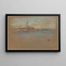 L'église de San Giorgio Maggiore - James Abbott McNeill Whistler — framed artwork on a wall