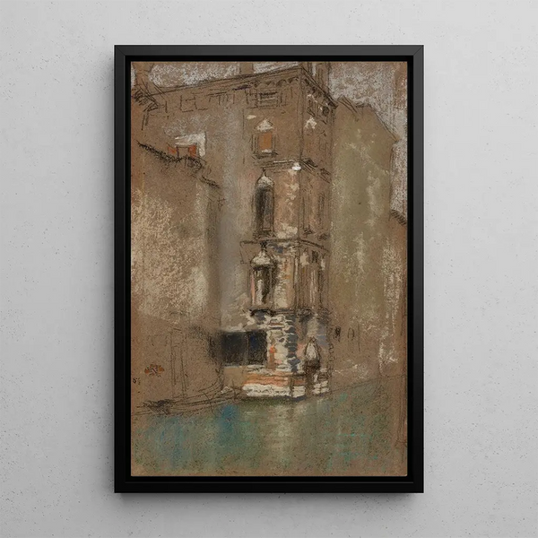 The Marble Palace - James Abbott McNeill Whistler — framed artwork on a wall