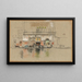 The White and Pink Palace - James Abbott McNeill Whistler — framed artwork on a wall