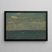 Violet and silver The high sea - James Abbott McNeill Whistler — framed artwork on a wall