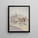Street scene painting - James Aitken — framed artwork on a wall