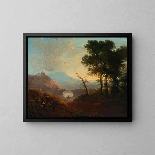 A landscape - James Arthur O'Connor — framed artwork on a wall