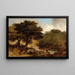 View of the Dargle Valley - James Arthur O'Connor — framed artwork on a wall