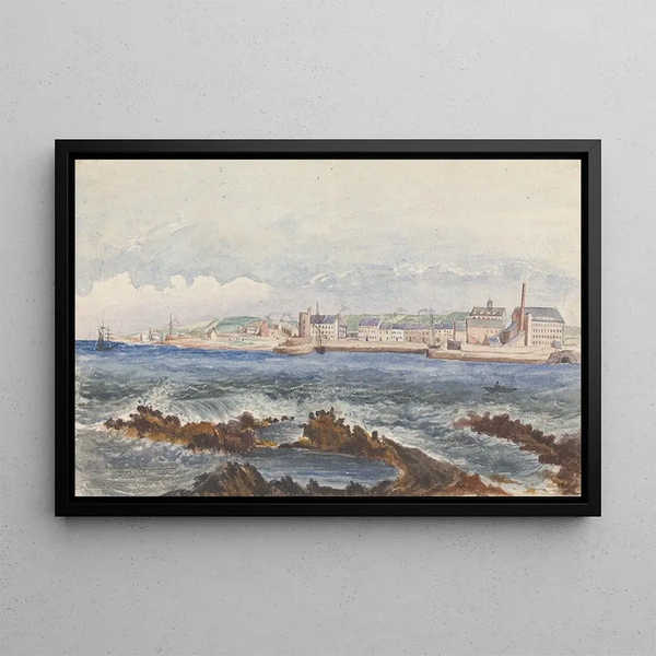 Bangor Belfast Lough - James Arthur O'Connor — framed artwork on a wall