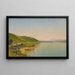 Mountain Hook, Hudson River - James Augustus Suydam — framed artwork on a wall