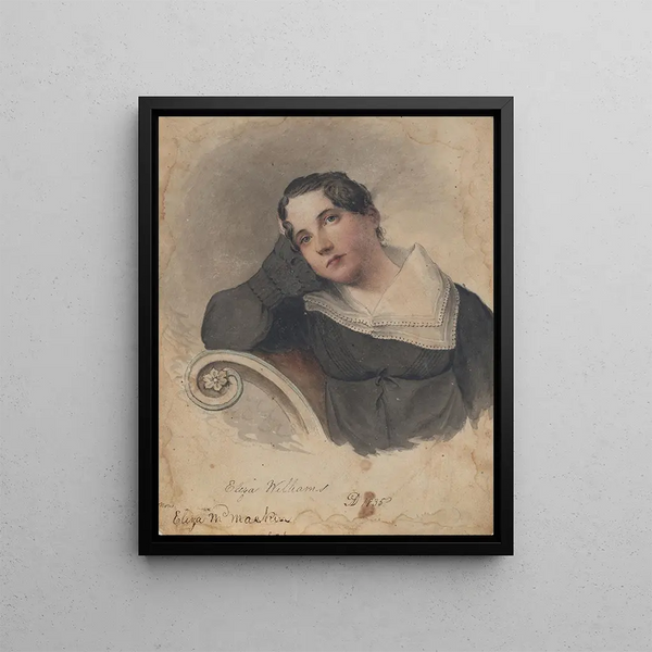 Eliza Williams - James Barton Longacre — framed artwork on a wall