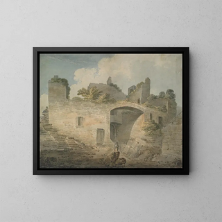 Ruins - James Baynes — framed artwork on a wall