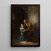 L'Éducation de la Vierge - James Bertrand — framed artwork on a wall