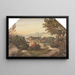 Eton Painting from the Brocas - James Bourne — framed artwork on a wall