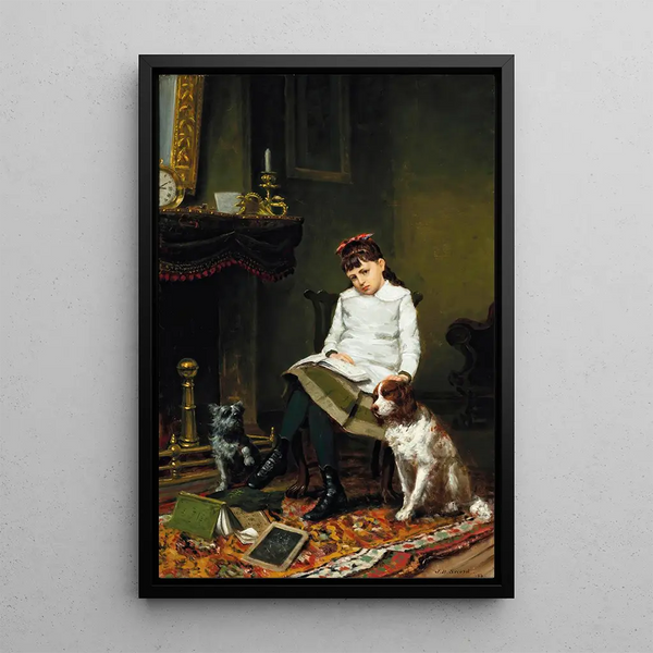 If only we could go play - James Brade Sword — framed artwork on a wall