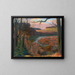 Through the Vast Valley - James C. Kulhanek — framed artwork on a wall