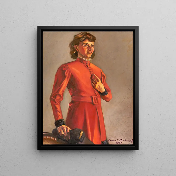 Ann Kulhanek Becka - James C. Kulhanek — framed artwork on a wall