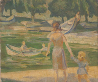 Livery of boat at Brookside Park - James C. Kulhanek — artwork view