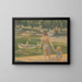 Livery of boat at Brookside Park - James C. Kulhanek — framed artwork on a wall