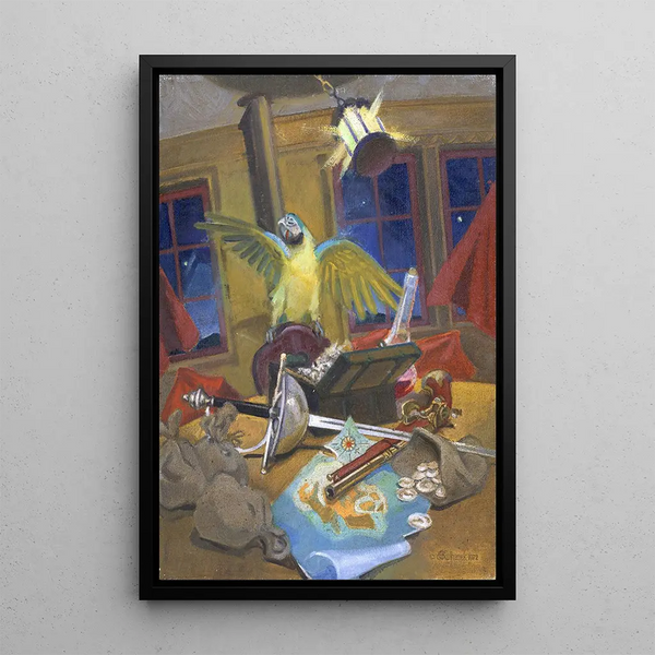 The Buccaneers' Loot - James C. Kulhanek — framed artwork on a wall