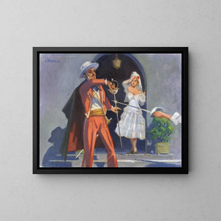 Cavalier Painting - James C. Kulhanek — framed artwork on a wall