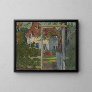 Studio of the castle art - James C. Kulhanek — framed artwork on a wall