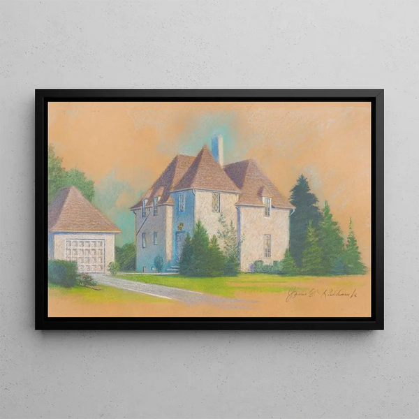 Château Fleur-de-Lis - James C. Kulhanek — framed artwork on a wall