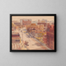 View of 18th Street South from the Plain Dealer Building, Cleveland, Ohio - James C. Kulhanek — framed artwork on a wall