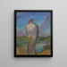 Falcon Peregrine - James C. Kulhanek — framed artwork on a wall