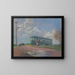Intercity Stop Painting - James C. Kulhanek — framed artwork on a wall
