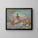 Marais migrateurs painting - James C. Kulhanek — framed artwork on a wall