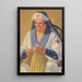 Mother of the artist - James C. Kulhanek — framed artwork on a wall