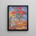 Christmas Painting - James C. Kulhanek — framed artwork on a wall