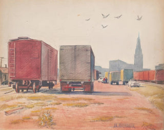 North Ohio Food Terminal Painting - James C. Kulhanek — artwork view