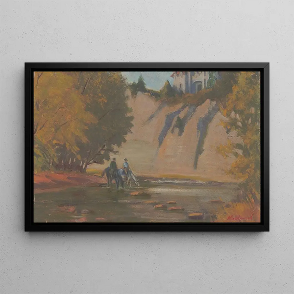 River rocky - James C. Kulhanek — framed artwork on a wall