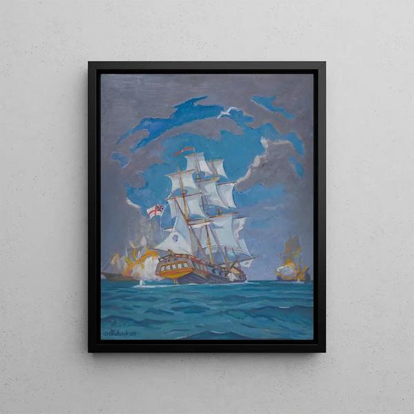 Britannia Rule - James C. Kulhanek — framed artwork on a wall