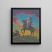 The Endangered Race - James C. Kulhanek — framed artwork on a wall