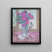 Tudor Rose Painting - James C. Kulhanek — framed artwork on a wall