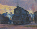 Crepuscule de la vapeur au dépôt de Lindale - James C. Kulhanek — artwork view