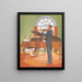 Romance au violon - James C. Kulhanek — framed artwork on a wall