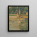 Water Fowl Lake Parc Brookside Painting - James C. Kulhanek — framed artwork on a wall