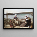 Women of Breton Fishermen - James Clarke Hook — framed artwork on a wall