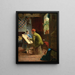 The Writing Lesson - James Collinson — framed artwork on a wall