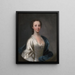 Portrait of a Lady - James Cranke — framed artwork on a wall