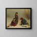 Children in the Woods - James Crawford Thom — framed artwork on a wall