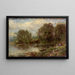 Landscape Painting called the Acorn - James Crawford Thom — framed artwork on a wall