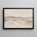 Dunedin painting from the ocean beach - James Crowe Richmond — framed artwork on a wall