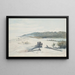 Gray River on the Beach - James Crowe Richmond — framed artwork on a wall