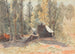 Cabin of the Italian part, ancient excavations on Buller - James Crowe Richmond — artwork view