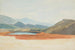 Lagoon with flowering rushes Wanaka - James Crowe Richmond — artwork view