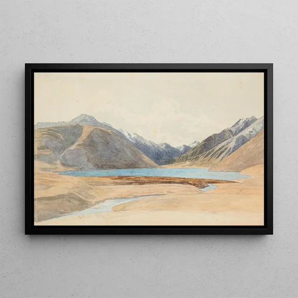 Lac Tennyson - James Crowe Richmond — framed artwork on a wall