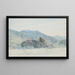 Mountains and Rocks Wanaka - James Crowe Richmond — framed artwork on a wall