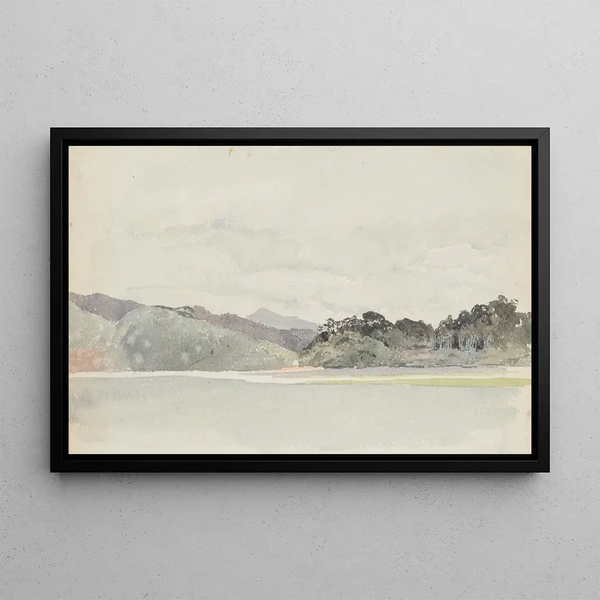 West Wanganui from the southeast - James Crowe Richmond — framed artwork on a wall